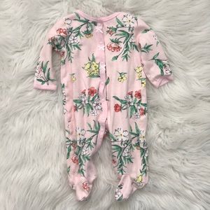 Carter’s Pink Floral Sleep n Play sleeper